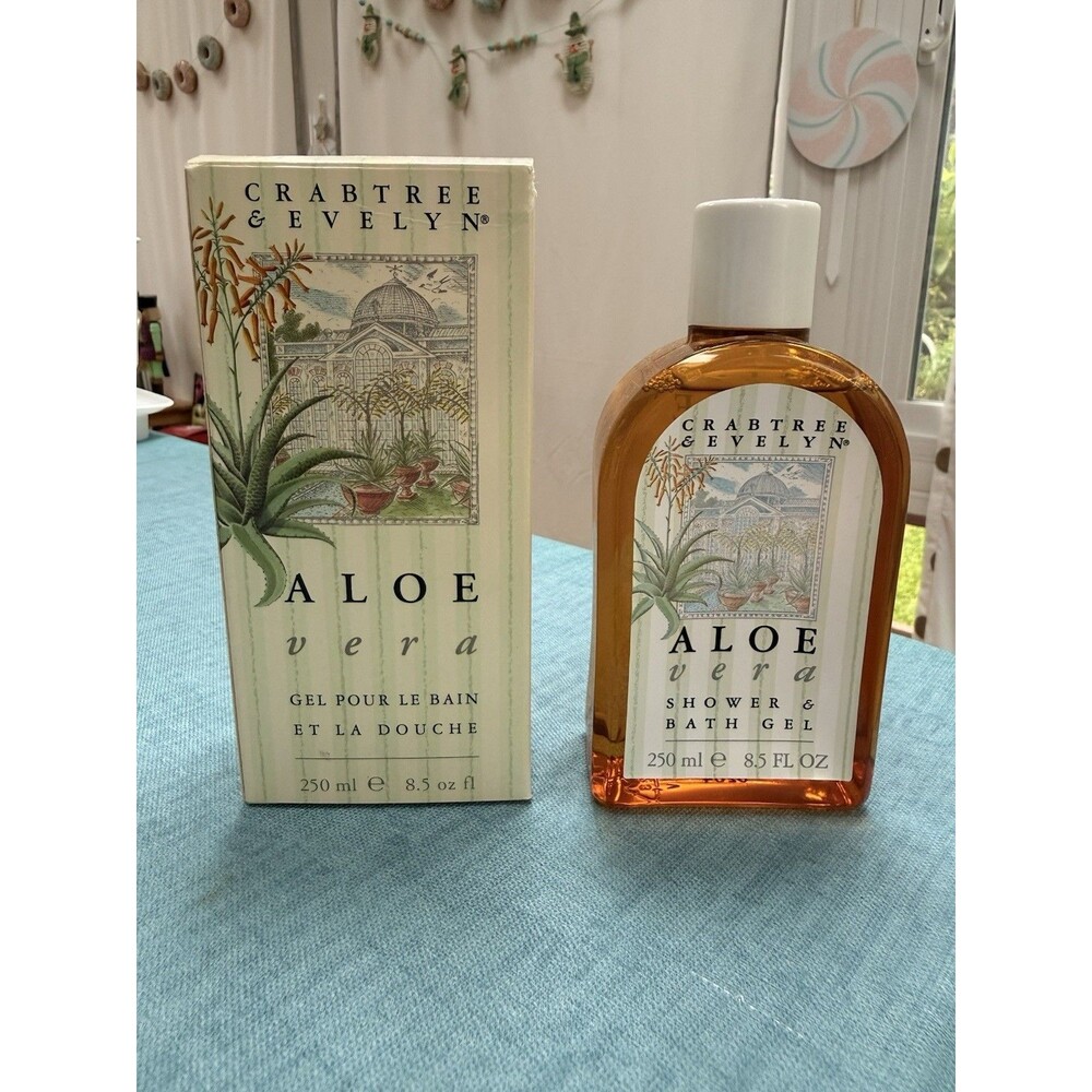 CRABTREE & EVELYN ALOE VERA Body Body Lotion 8.5oz 250ml New Old Stock Box 1988